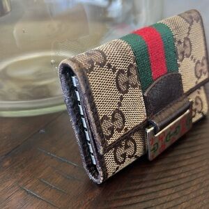 Gucci Sherry Line Key Case Wallet